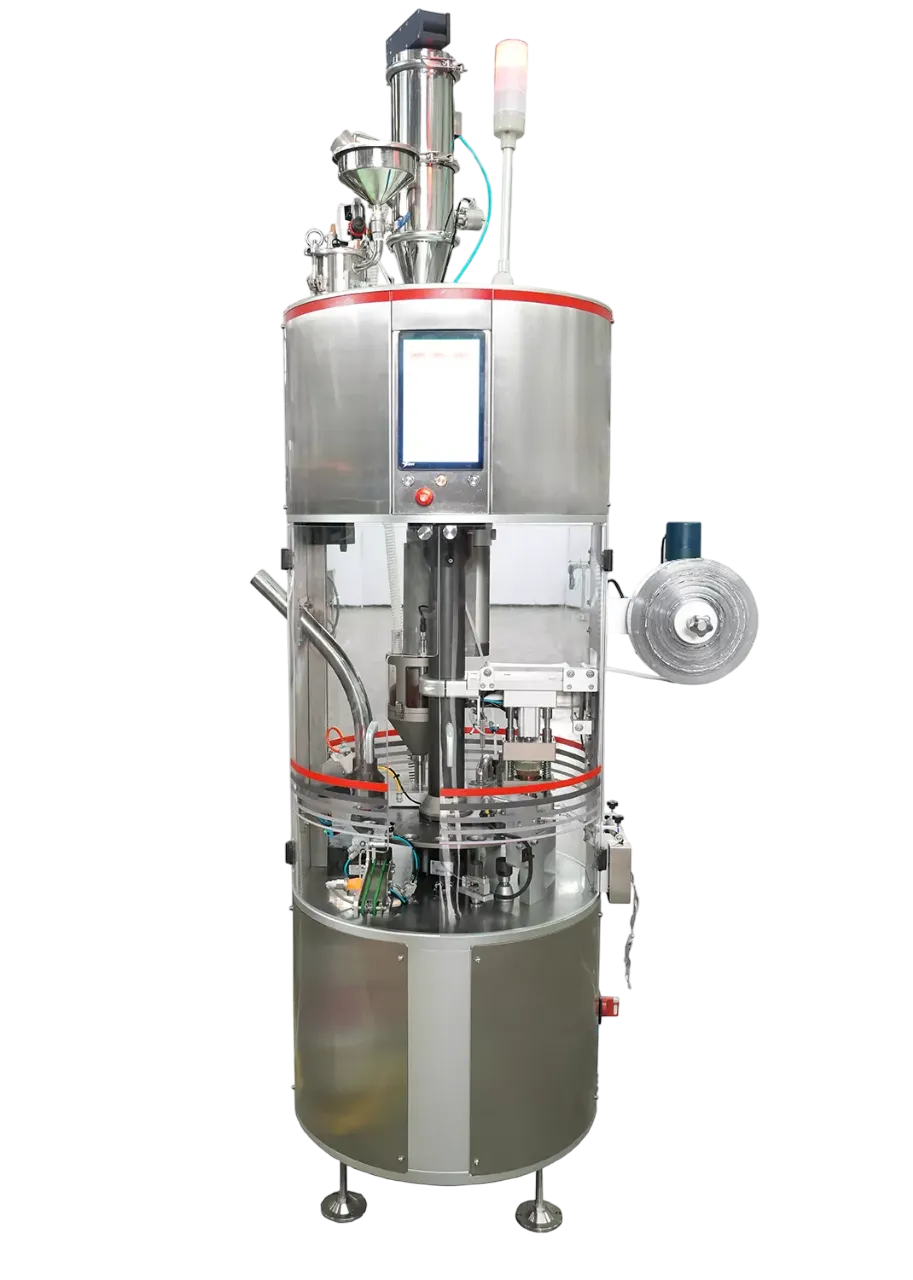 automatic coffee capsule filling machine