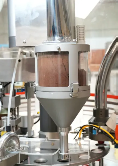 automatic coffee nespresso, dolce gusto, lavazza, tchibo capsule filling machine